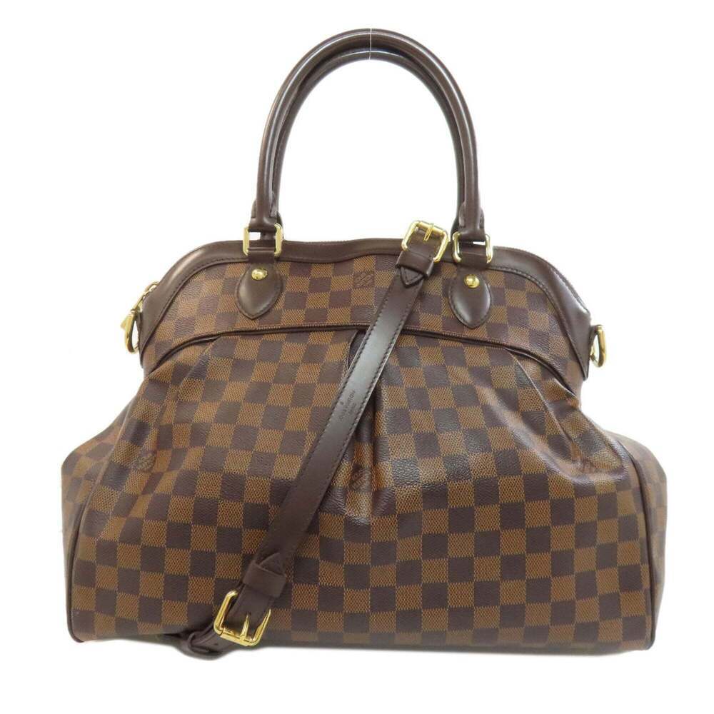 LOUIS VUITTON Brown Damier Canvas Tote Bag